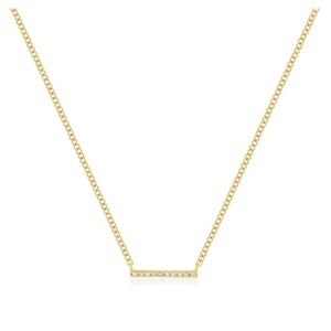 DIAMOND MINI BAR NECKLACE